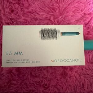 Moroccanoil Ionic Ceramic Brush - Teal and White- NWT- never used!